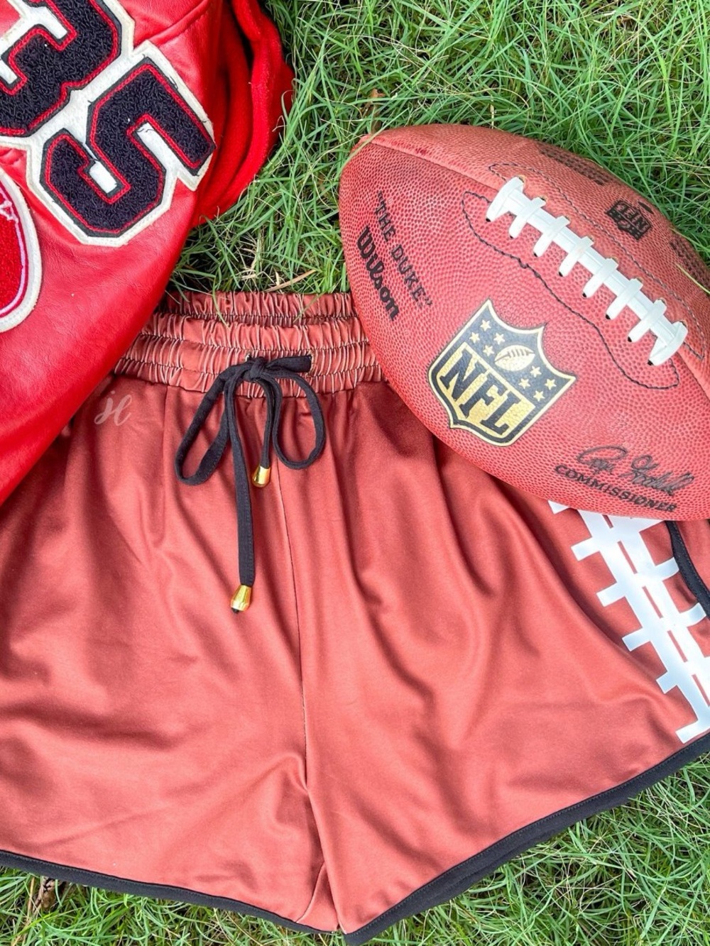 NWT Women’s Football Drawstring Shorts